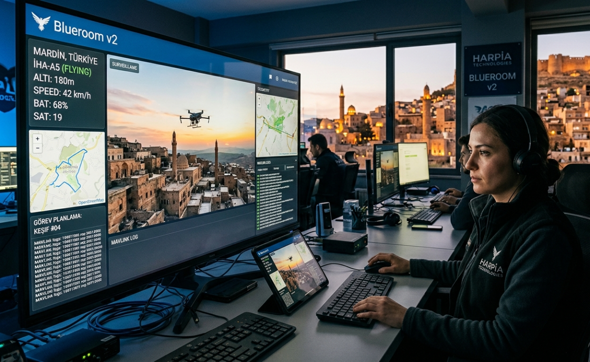İHA Operasyonlarında Tarayıcı Dönemi: Türkiye’nin İlk Web Tabanlı Yer Kontrol İstasyonu Blueroom Tanıtıldı