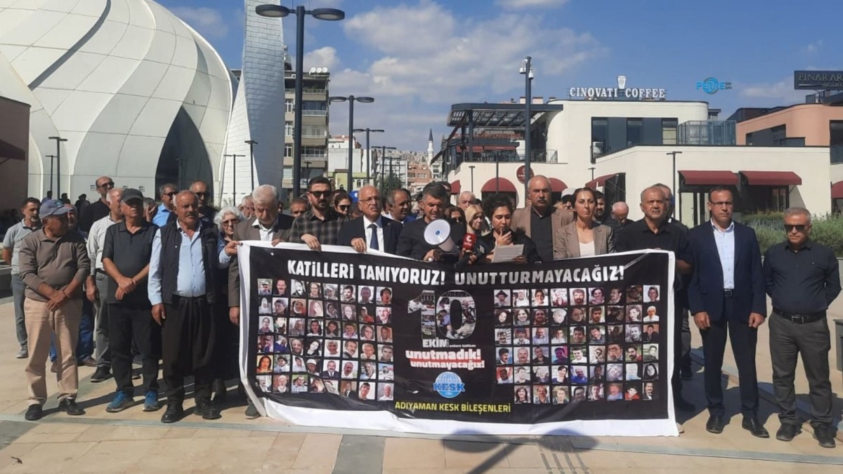 Adıyaman’da 10 Ekim Katliamı’nın 11’inci yılında adalet çağrısı