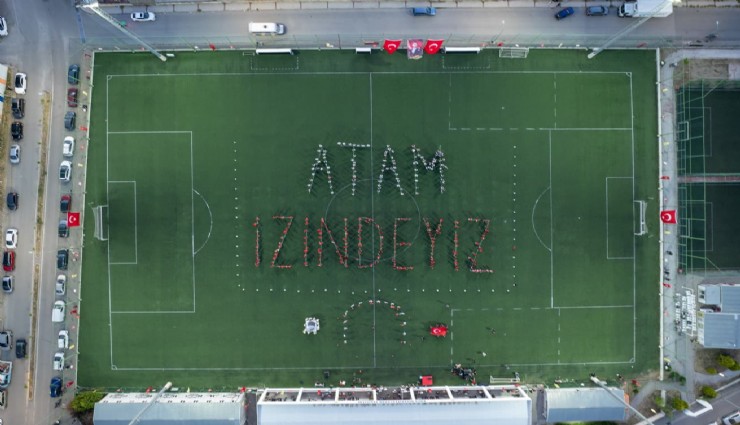 BUCA’DA 19 MAYIS COŞKUSU: YÜZLERCE KİŞİ “ATAM İZİNDEYİZ” DEDİ!