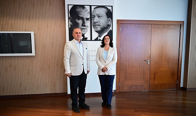 Başkan Çerçioğlu'na İncirliova Belediye Başkanı Aytekin Kaya'dan Ziyaret