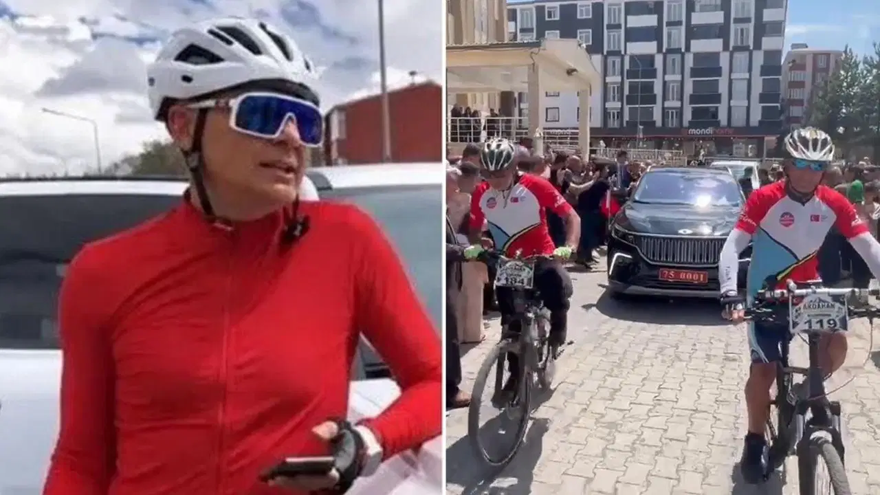 Bisiklet taytı üzerinden hedef alınmıştı: Ardahan Valisi Mehmet Fatih Çiçekli'nin vedasına sporcular eşlik etti