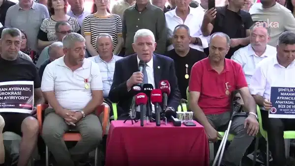 Dervişoğlu'ndan şehit yakınları ve gazilere destek: 'Teröristlere tanınmak istenen imtiyazları kendi şehidinden esirgeyen devlete, devlet denmez'