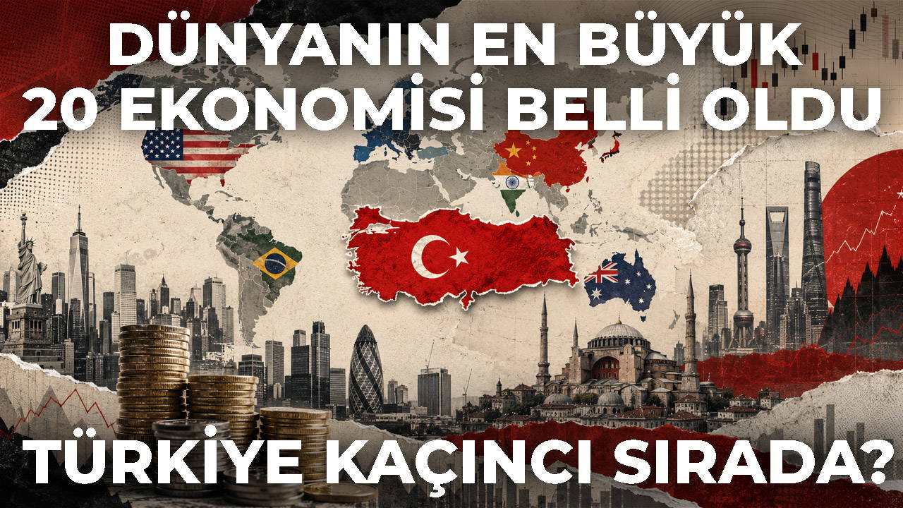 Dünyanın en büyük 20 ekonomisi belli oldu: Türkiye kaçıncı sırada?