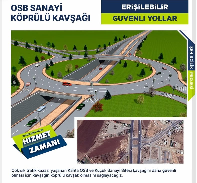 Kahta’da Köprülü Kavşak beklentisi sürüyor