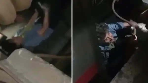 Marmaray'da raylara oturan şahıs trenin altında kaldı