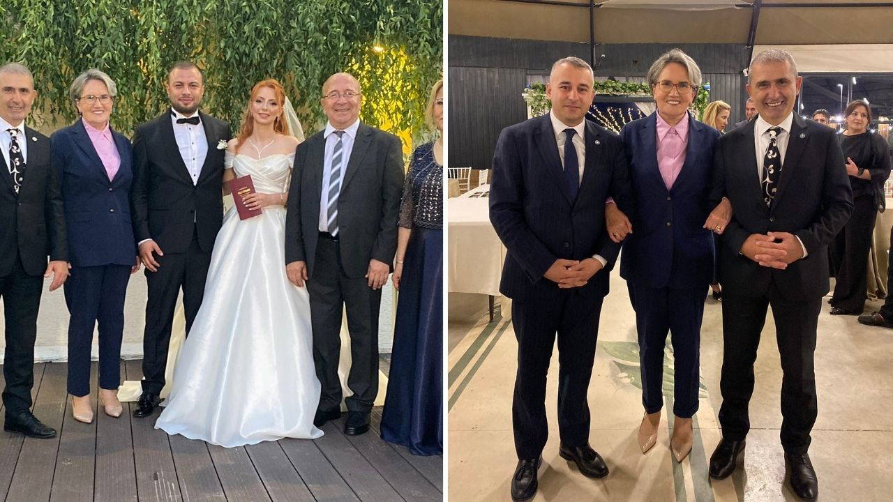 Meral Akşener Kocaeli'de nikah şahitliği yaptı