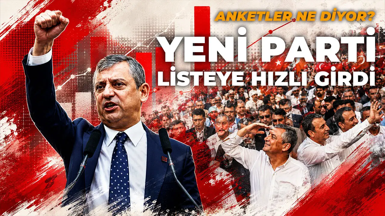 Özgür Özel'in yeni partisi anketlerde birinci: Son seçim anketi sonuçları neler?