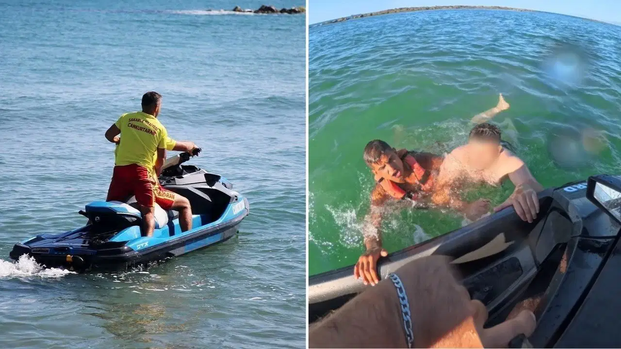 Sakarya'da can havliyle kurtarıldı: 'Sahilin ilerisine götür de rezil olmayalım'