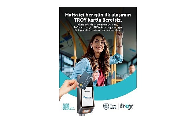 Toplu Ulaşımda Vatandaşlara TROY Kart Avantajı!