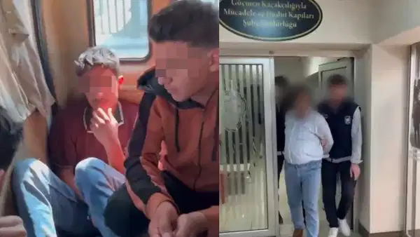 Yer: Sakarya... Polisin takibe aldığı araçtan 9 kaçak göçmen çıktı